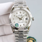CLASSIC 41MM STAINLESS STEEL CASE DIAMOND NUMERAL WATCH
