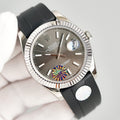 CLASSIC 41MM STAINLESS STEEL GREY DIAL WATCH