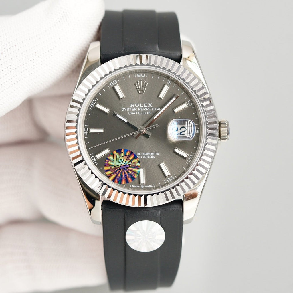 CLASSIC 41MM STAINLESS STEEL GREY DIAL WATCH