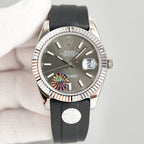 CLASSIC 41MM STAINLESS STEEL GREY DIAL WATCH