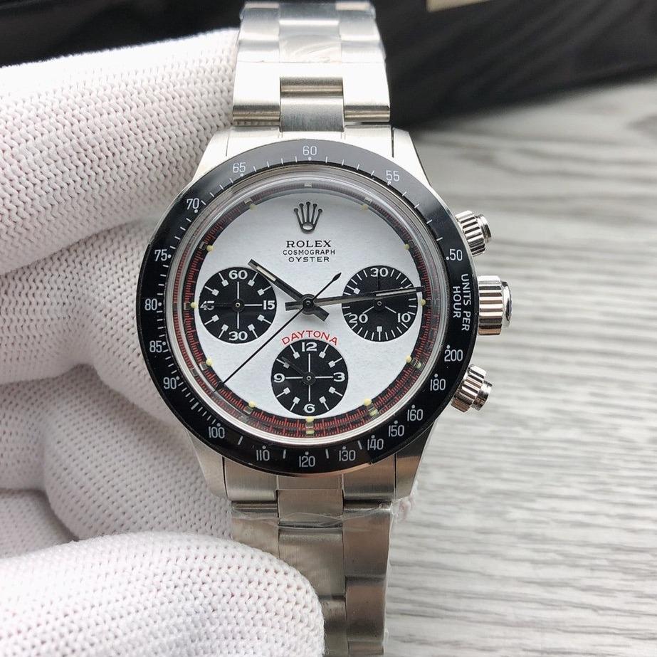 CLASSIC 37MM VINTAGE STAINLESS STEEL CASE WATCH