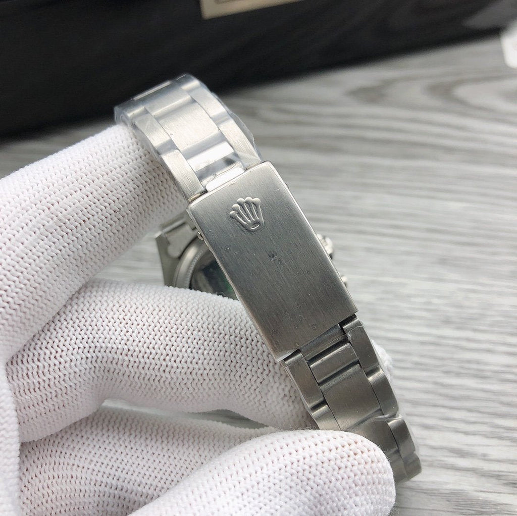 CLASSIC 37MM VINTAGE STAINLESS STEEL CASE WATCH