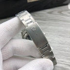 CLASSIC 37MM VINTAGE STAINLESS STEEL CASE WATCH