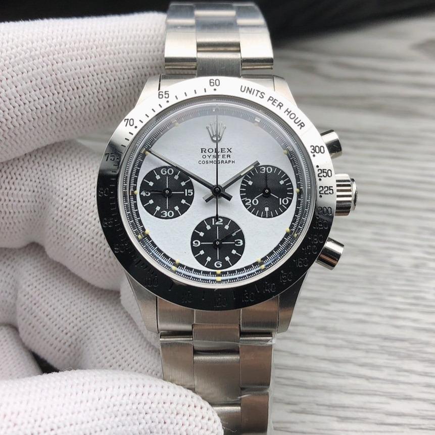 CLASSIC 37MM VINTAGE STAINLESS STEEL WATCH