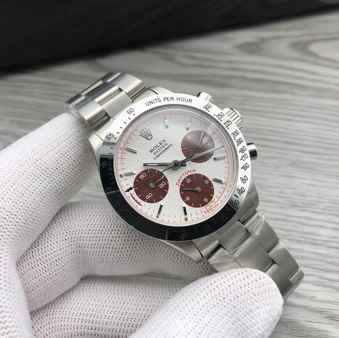 CLASSIC 37MM VINTAGE STAINLESS STEEL WATCH