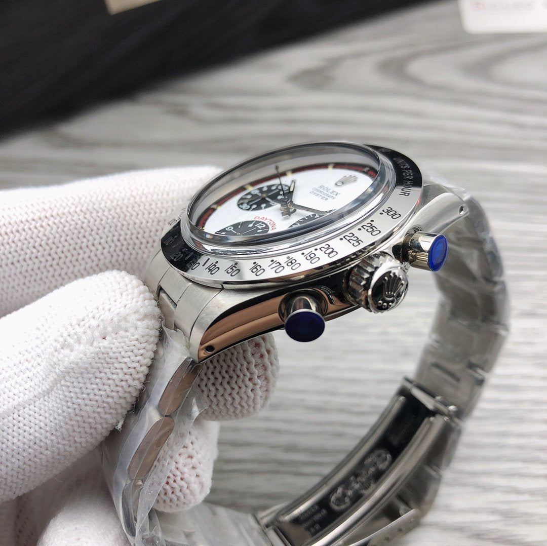 CLASSIC 37MM VINTAGE STAINLESS STEEL WATCH