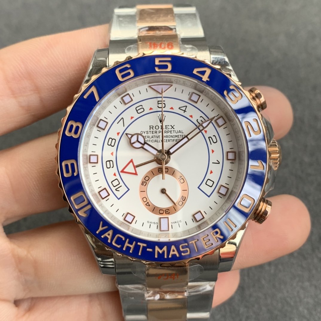 CLASSIC 44MM ROSE GOLD-TONE CERAMIC BEZEL WATCH