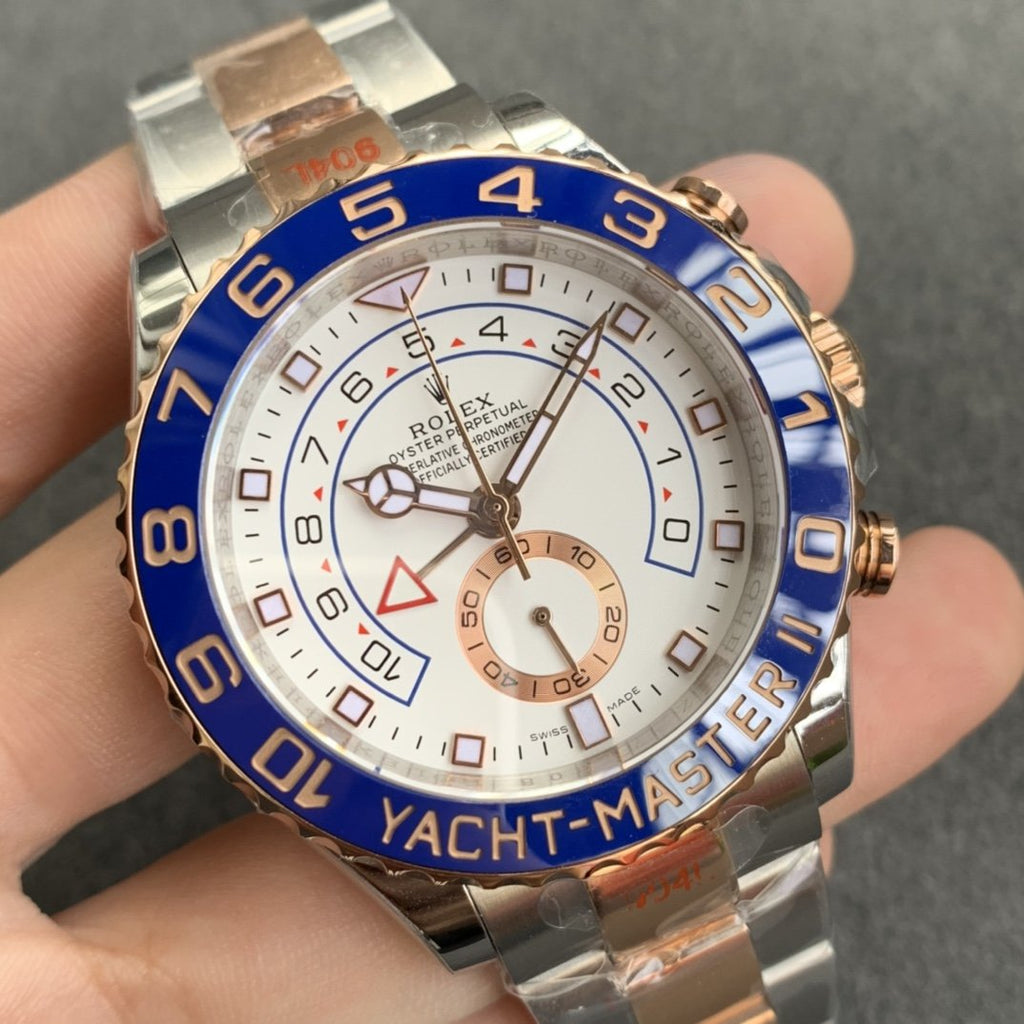 CLASSIC 44MM ROSE GOLD-TONE CERAMIC BEZEL WATCH