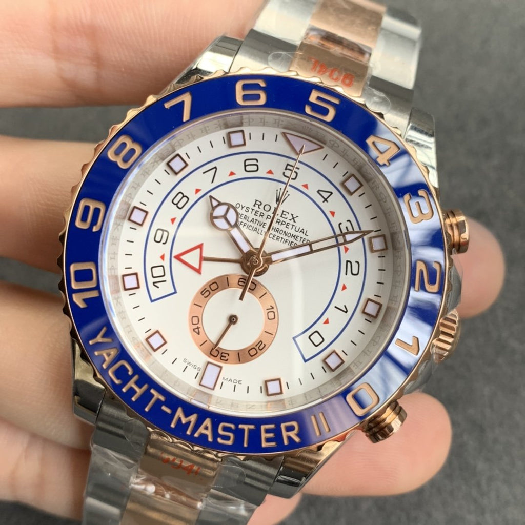 CLASSIC 44MM ROSE GOLD-TONE CERAMIC BEZEL WATCH