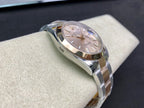 CLASSIC 41MM SMOOTH BEZEL GOLD-TONE STEEL GREY DIAL WATCH