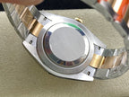 CLASSIC 41MM SMOOTH BEZEL GOLD-TONE STEEL GREY DIAL WATCH