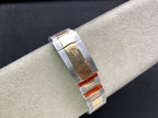 CLASSIC 41MM SMOOTH BEZEL GOLD-TONE STEEL GREY DIAL WATCH