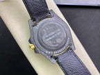 CLASSIC CARBON FIBER GREEN GMT WATCH