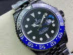 CLASSIC CUSTOM ALL-BLACK GMT WATCH