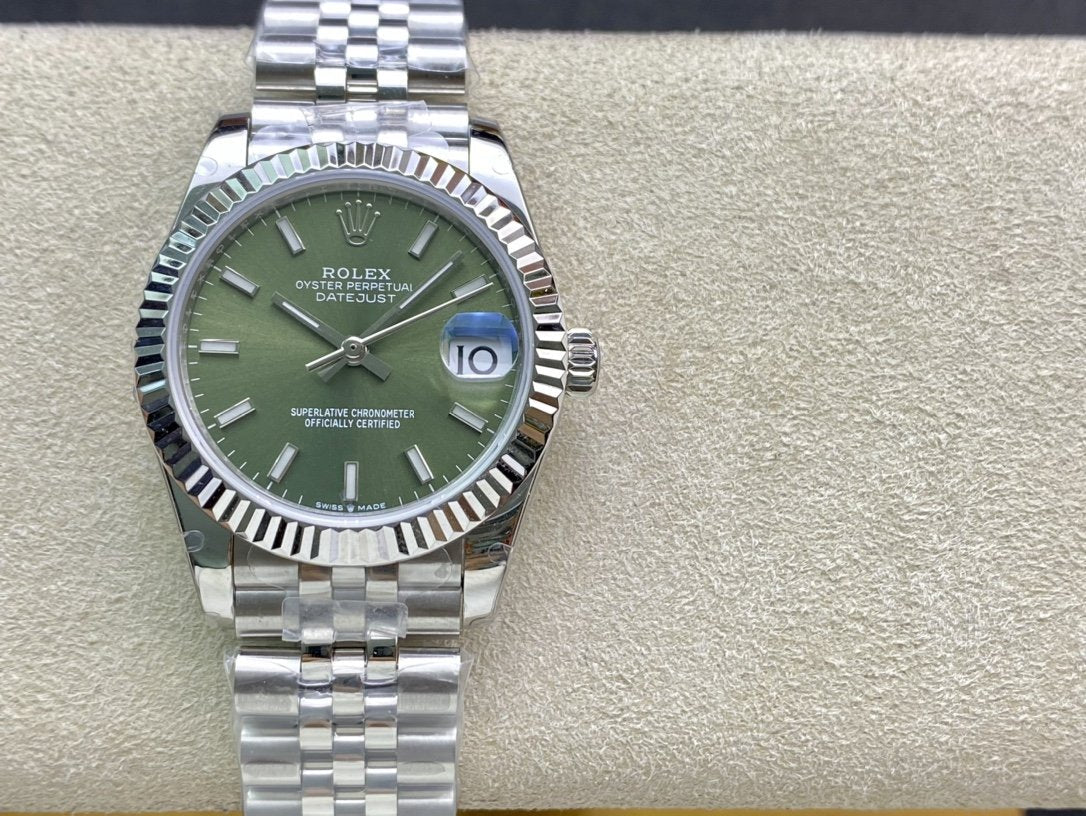 CLASSIC 41MM STAINLESS STEEL KHAKI DIAL WATCH