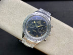 VARELLO CLASSIC MEN'S STAINLESS STEEL BLACK DIAL WATCH