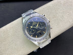 VARELLO CLASSIC MEN'S STAINLESS STEEL BLACK DIAL WATCH
