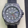CLASSIC CARBON FIBER CASE WHITE GMT WATCH