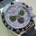 CLASSIC CERAMIC BEZEL METEORITE DIAL CHRONOGRAPH WATCH