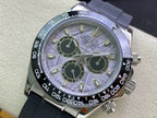 CLASSIC CERAMIC BEZEL METEORITE DIAL CHRONOGRAPH WATCH