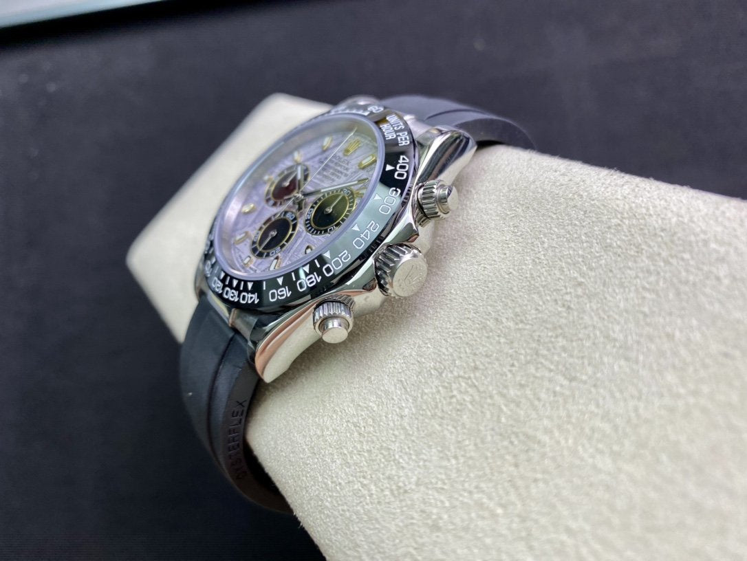 CLASSIC CERAMIC BEZEL METEORITE DIAL CHRONOGRAPH WATCH
