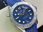 VARELLO CLASSIC DIVER 300 STAINLESS STEEL BLUE DIAL RUBBER STRAP