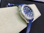 VARELLO CLASSIC DIVER 300 STAINLESS STEEL BLUE DIAL RUBBER STRAP