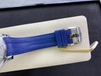 VARELLO CLASSIC DIVER 300 STAINLESS STEEL BLUE DIAL RUBBER STRAP