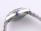 CLASSIC 40MM VINTAGE RED & BLUE BEZEL BROWN DIAL GMT WATCH