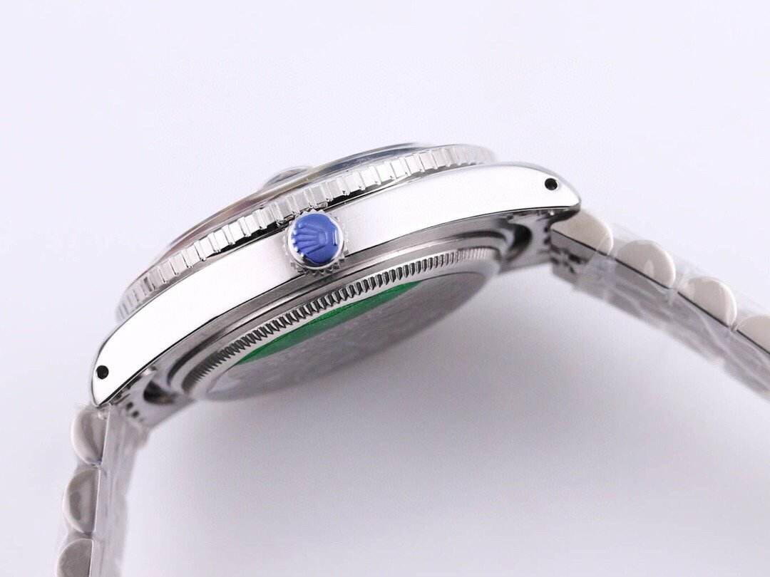 CLASSIC 40MM VINTAGE RED & BLUE BEZEL BROWN DIAL GMT WATCH