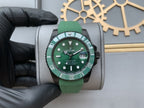 CLASSIC 41MM BLACK CASE GREEN DIAL GREEN BEZEL DIVE WATCH