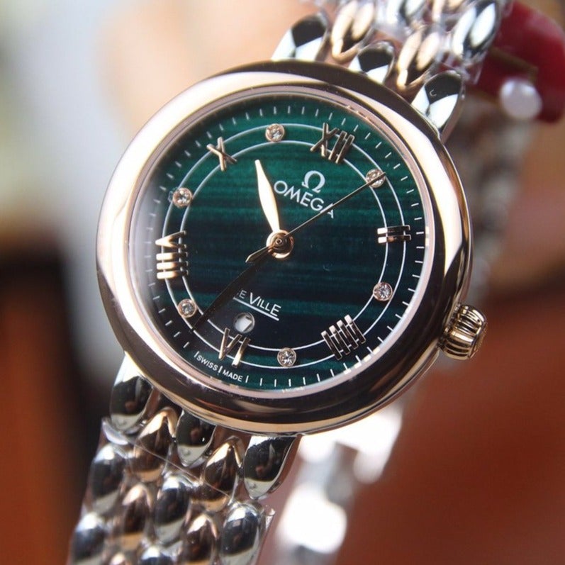 VARELLO CLASSIC LADYMATIC 29MM TWO TONE BLUE DIAL