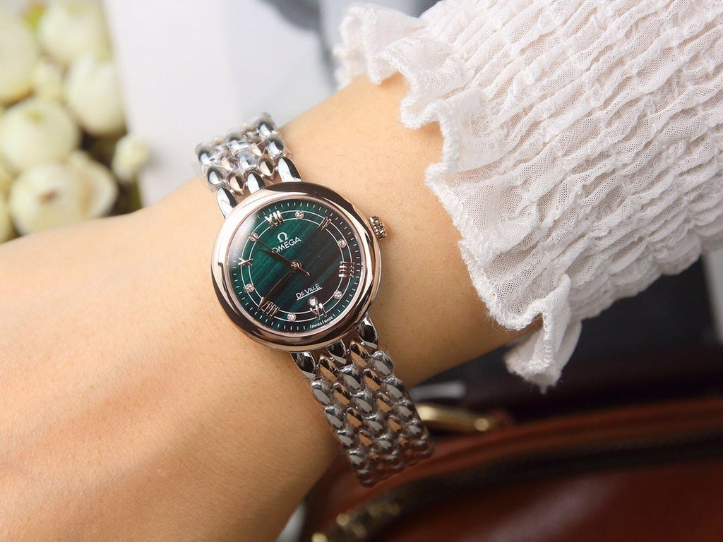 VARELLO CLASSIC LADYMATIC 29MM TWO TONE BLUE DIAL