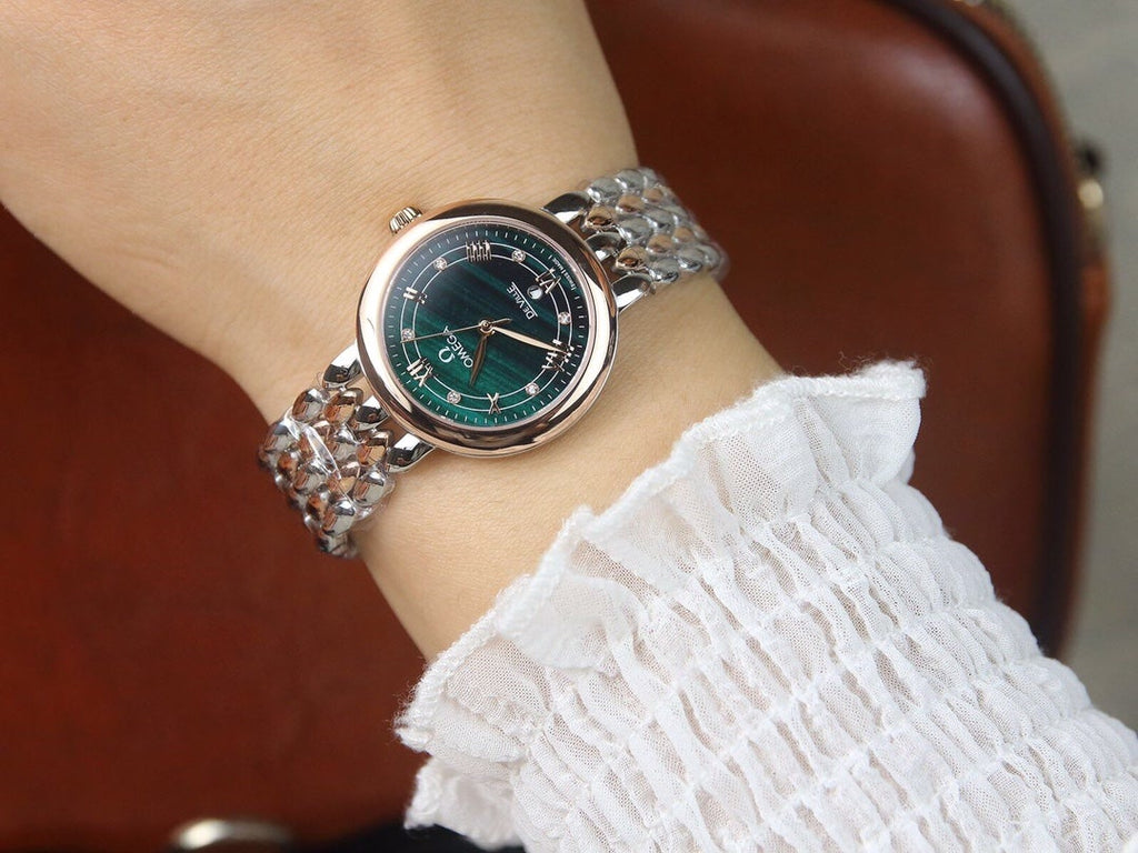 VARELLO CLASSIC LADYMATIC 29MM TWO TONE BLUE DIAL