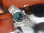 VARELLO CLASSIC LADYMATIC 29MM STEEL BLUE DIAL