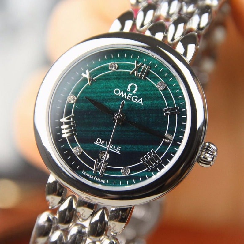VARELLO CLASSIC LADYMATIC 29MM STEEL BLUE DIAL