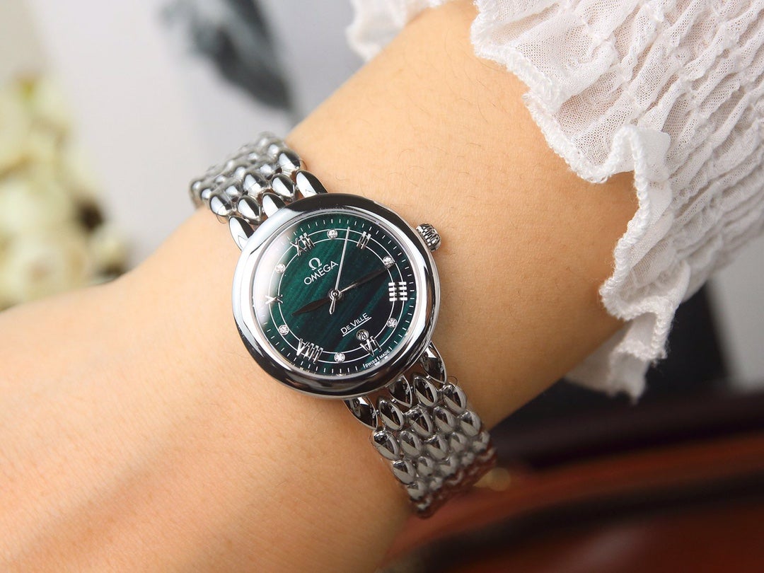 VARELLO CLASSIC LADYMATIC 29MM STEEL BLUE DIAL