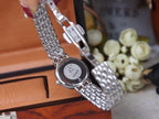 VARELLO CLASSIC LADYMATIC 29MM STEEL BLUE DIAL DIAMOND BEZEL
