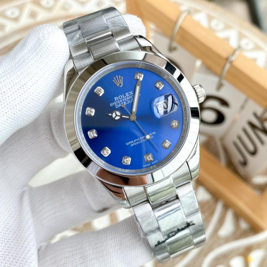 CLASSIC 41MM SMOOTH BEZEL DIAMOND NUMERAL WATCH