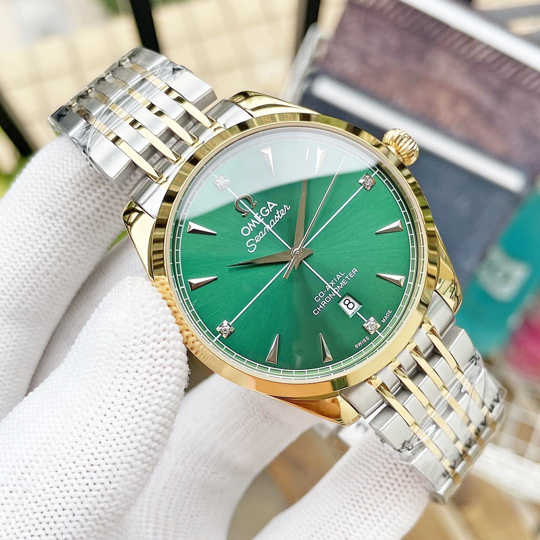VARELLO CLASSIC BLUE DIAL LEATHER STRAP WATCH