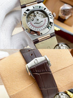 VARELLO CLASSIC 39 MASTER COAXIAL STAINLESS STEEL LEATHER