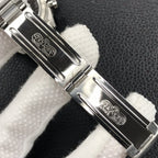 CLASSIC 38MM VINTAGE BLACK BEZEL SILVER-TONE DIAL WATCH