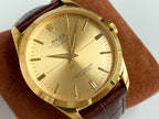 CLASSIC 41MM STAINLESS STEEL LEATHER STRAP WATCH