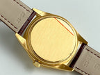 CLASSIC 41MM STAINLESS STEEL LEATHER STRAP WATCH