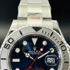 CLASSIC 40MM STAINLESS STEEL BLUE DIAL WATCH