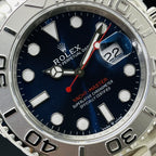 CLASSIC 40MM STAINLESS STEEL BLUE DIAL WATCH