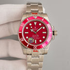 CLASSIC 40MM CUSTOM DARK PINK BEZEL WATCH