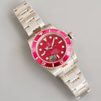 CLASSIC 40MM CUSTOM DARK PINK BEZEL WATCH