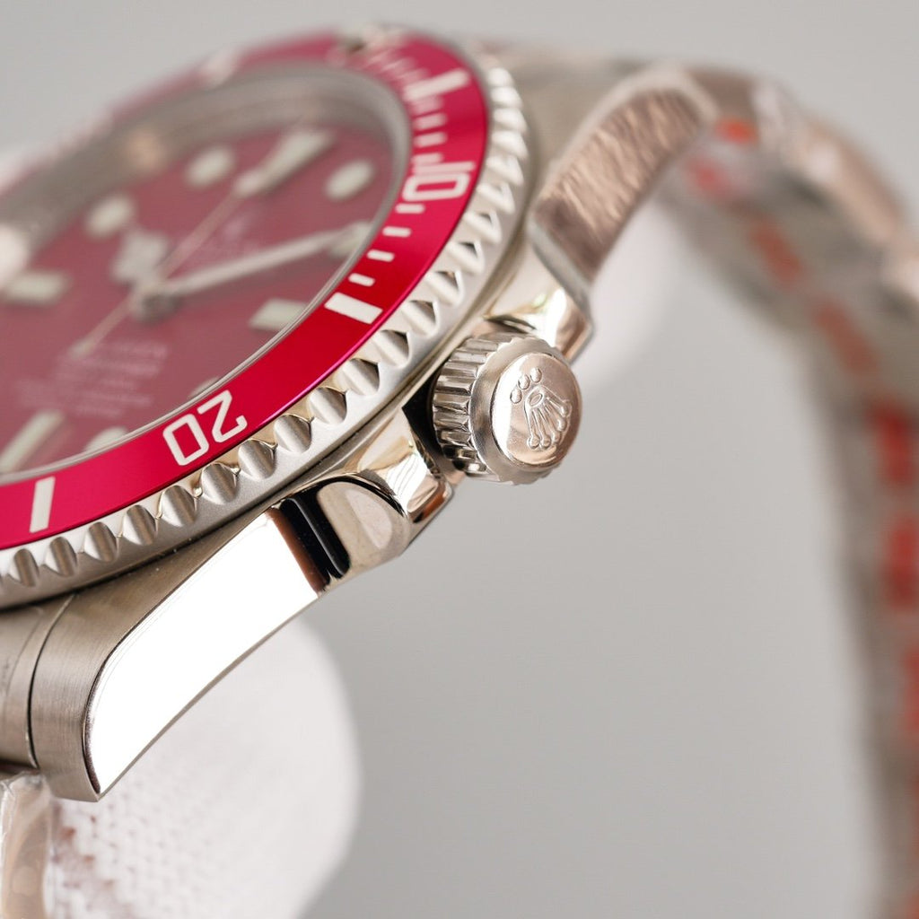 CLASSIC 40MM CUSTOM DARK PINK BEZEL WATCH