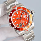 CLASSIC 40MM CUSTOM ORANGE DIVE WATCH